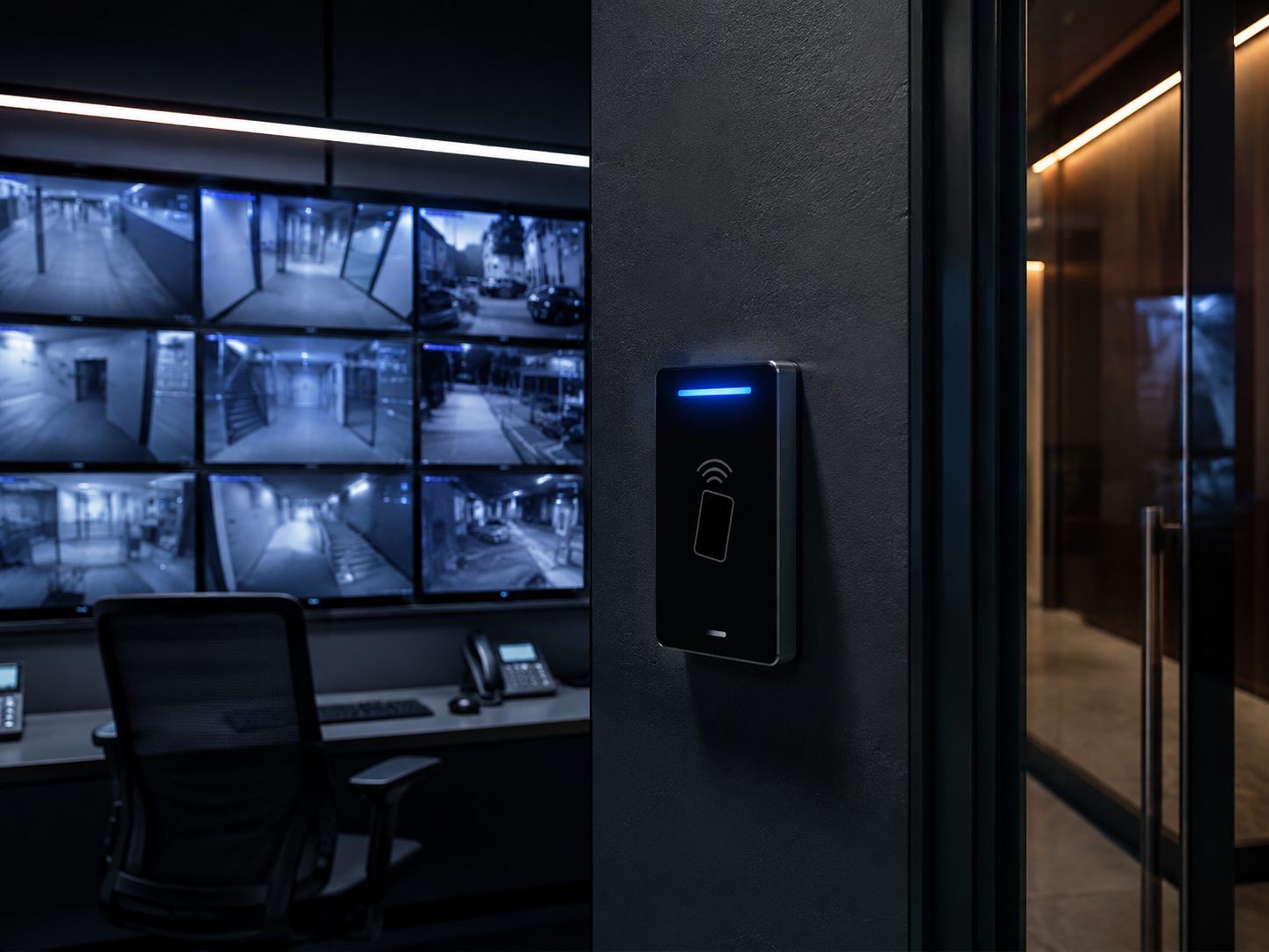 CCTV and access control system